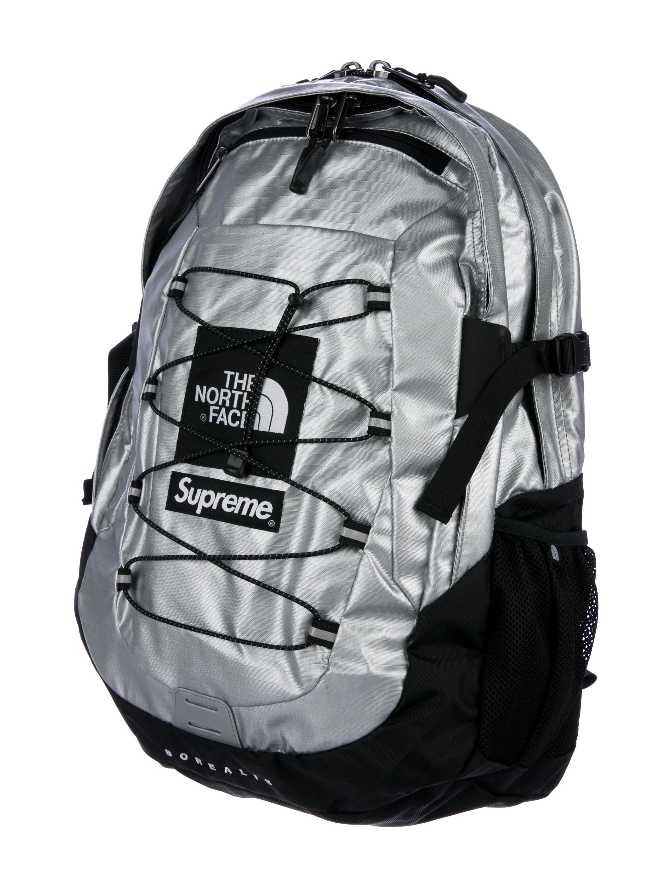 supreme the north face metallic borealis backpack