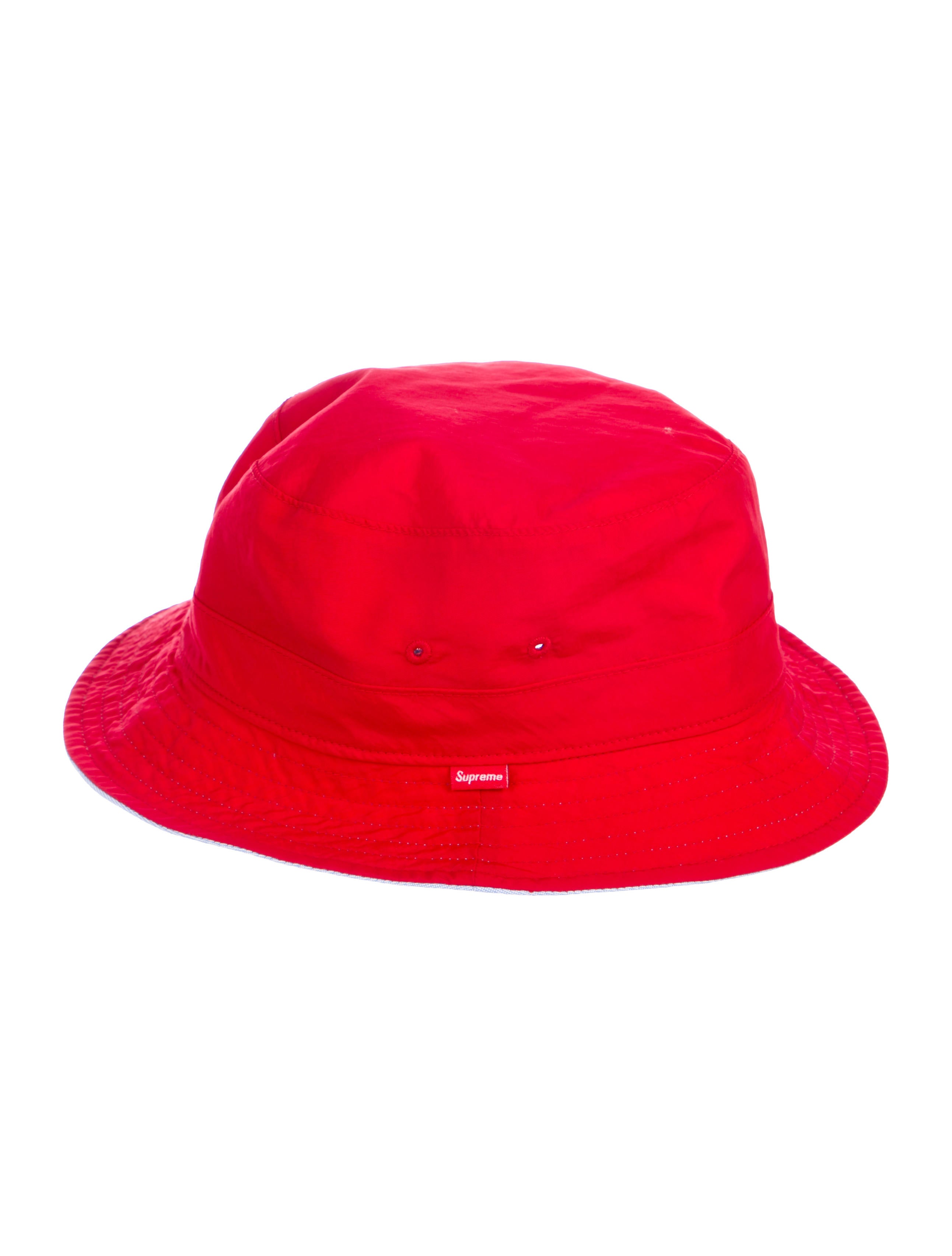 red supreme bucket hat