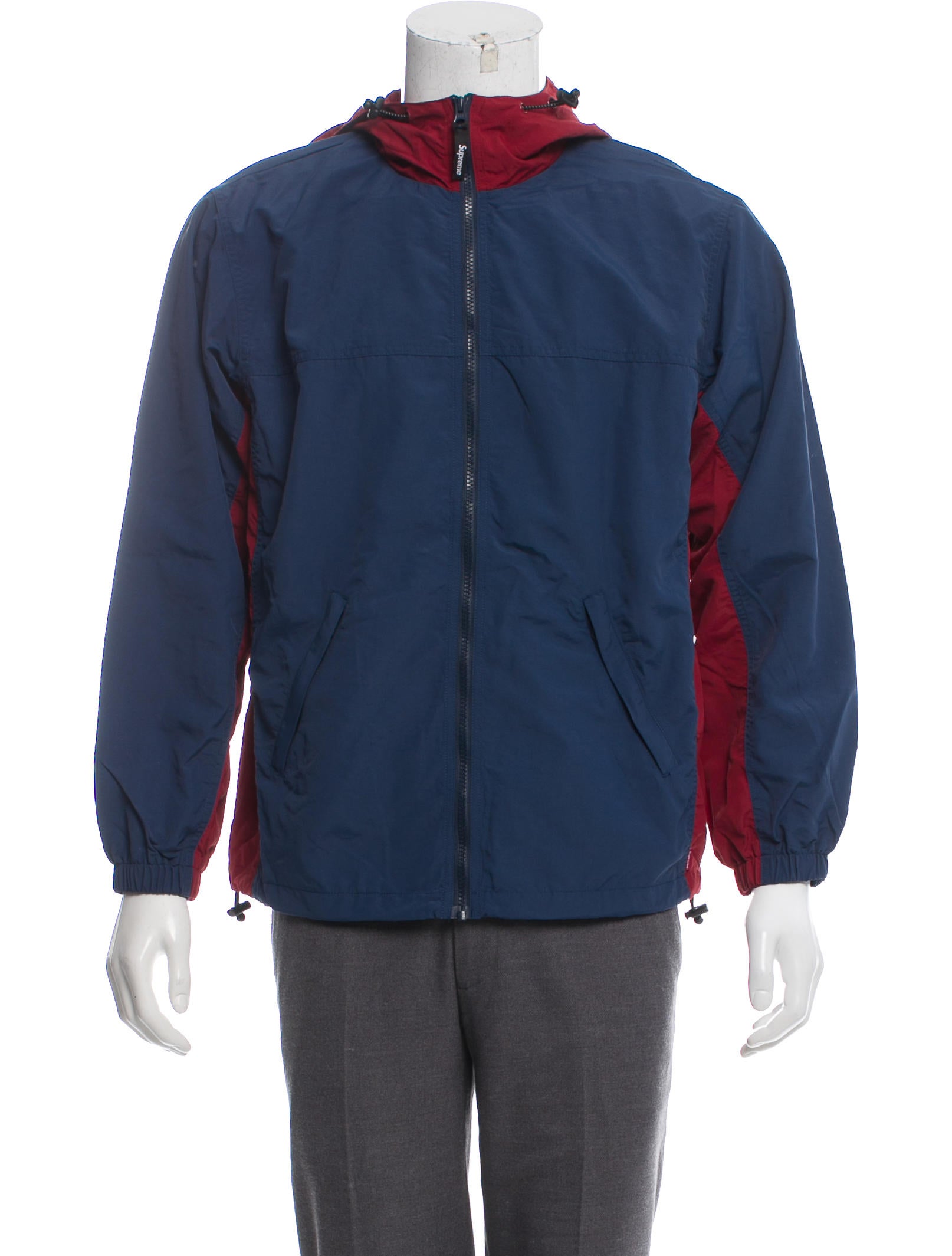 supreme two tone zip up jacket