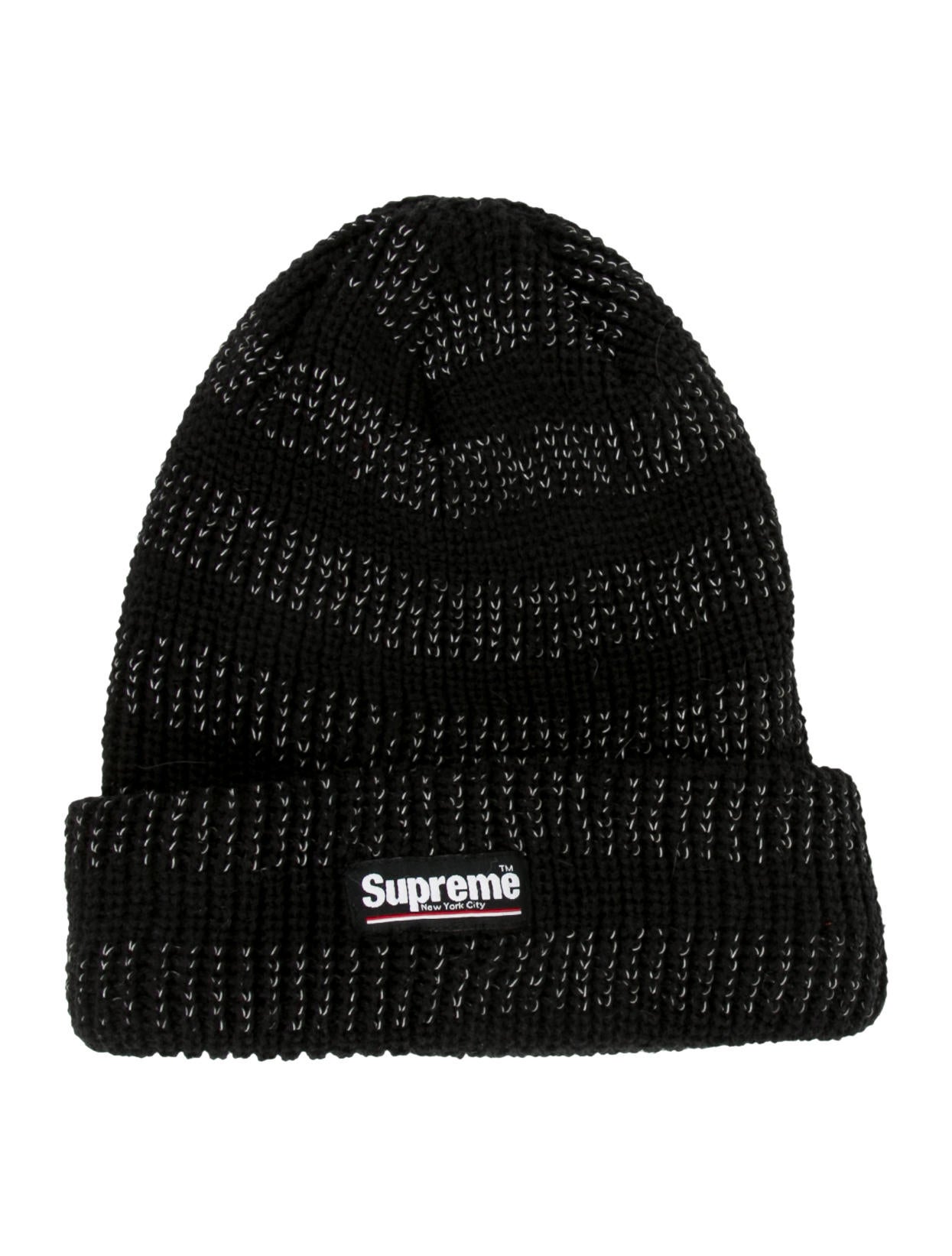 supreme beanie reflective