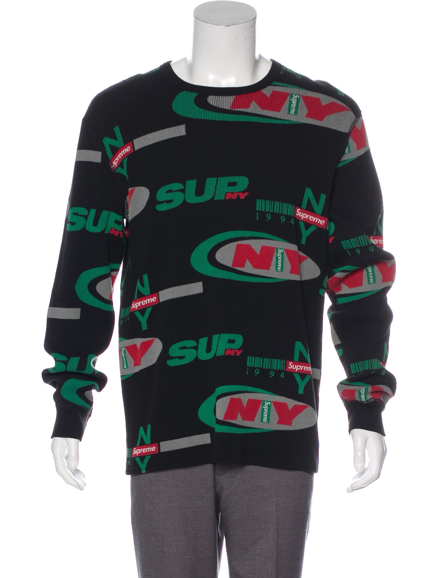 supreme ny waffle thermal pant