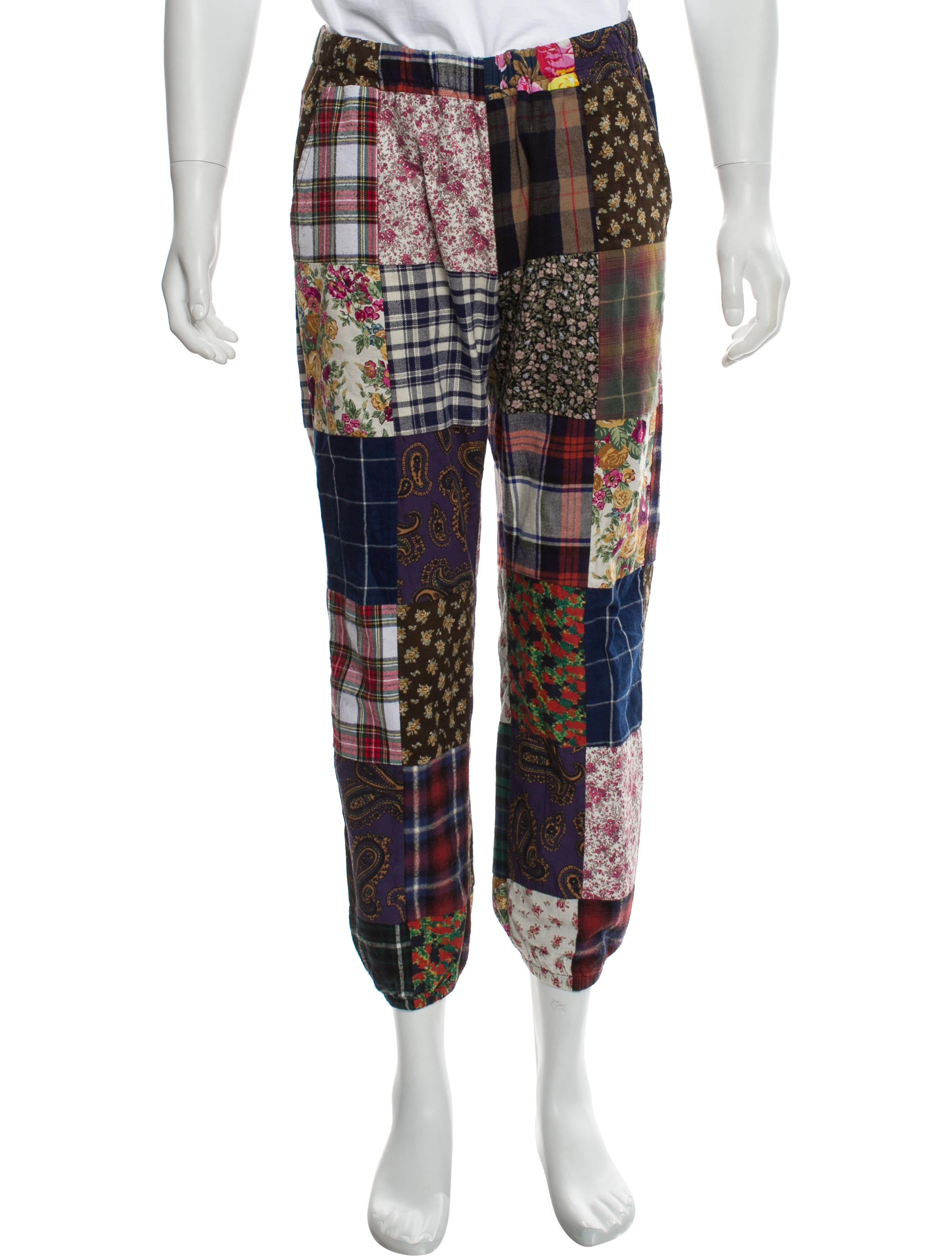 supreme patchwork pants