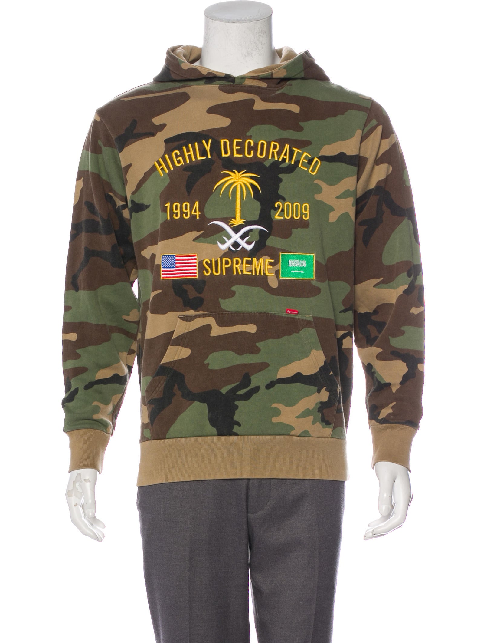 supreme highly decorated hoodie