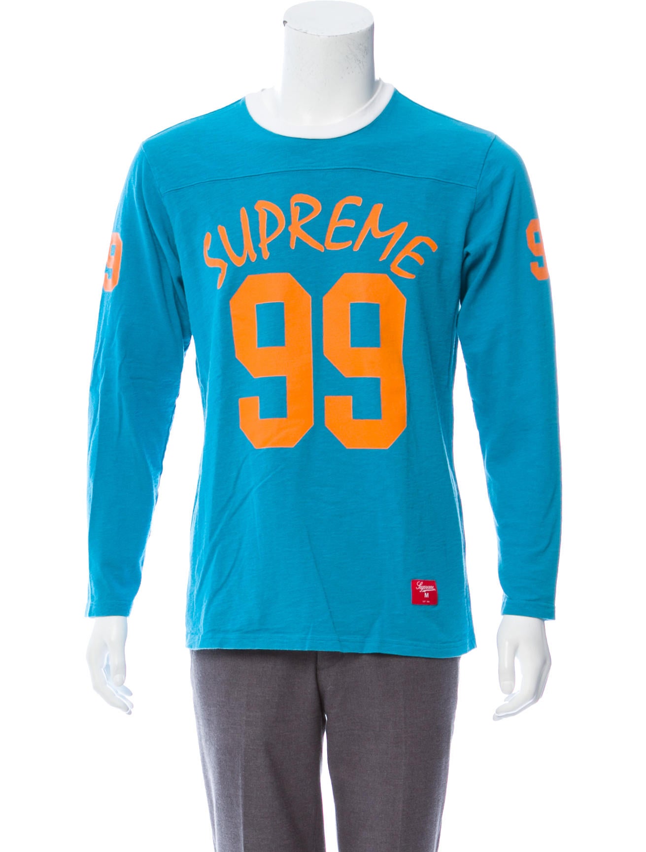 Supreme 99 Long Sleeve T-Shirt - Blue T-Shirts, Clothing