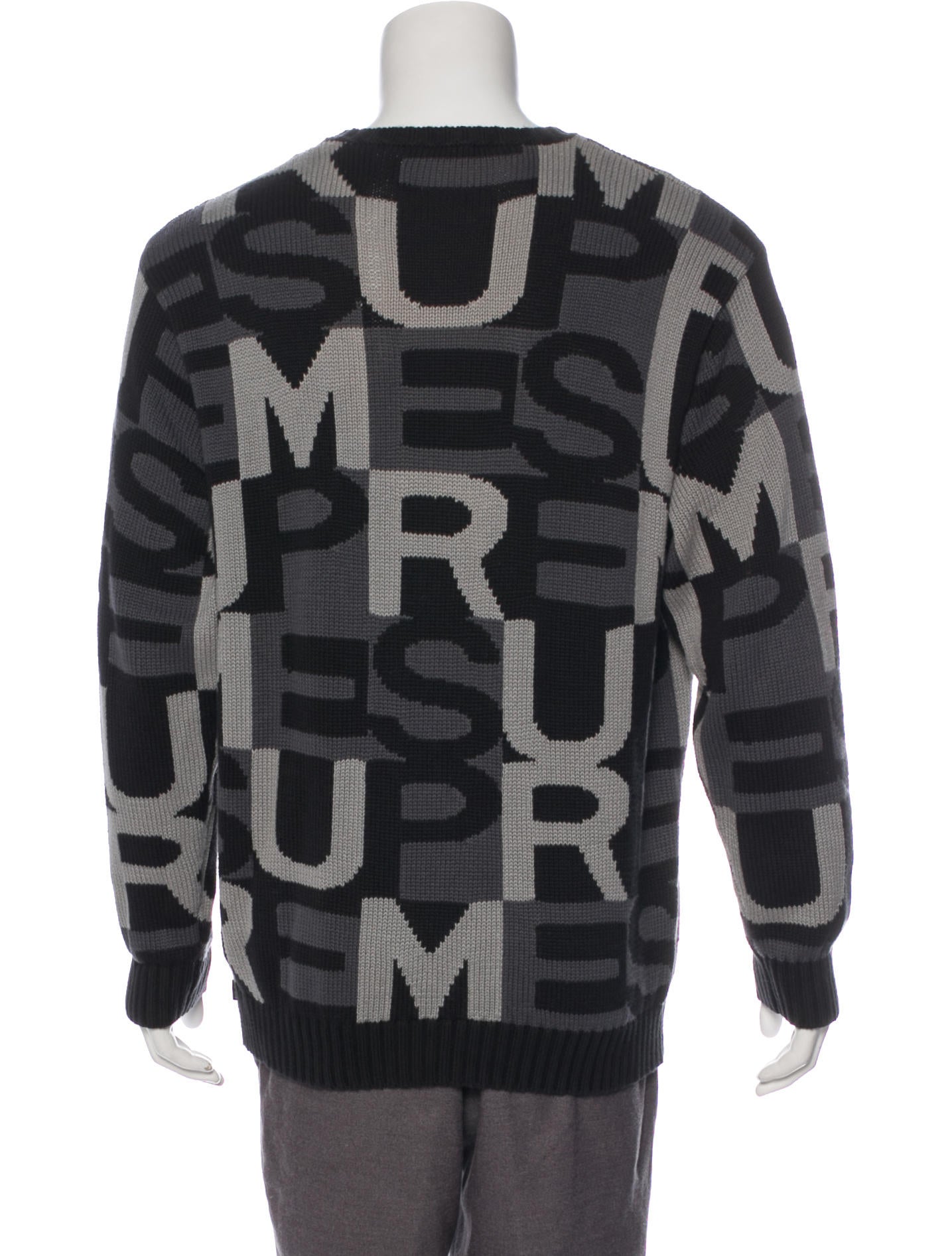 supreme big letter sweater