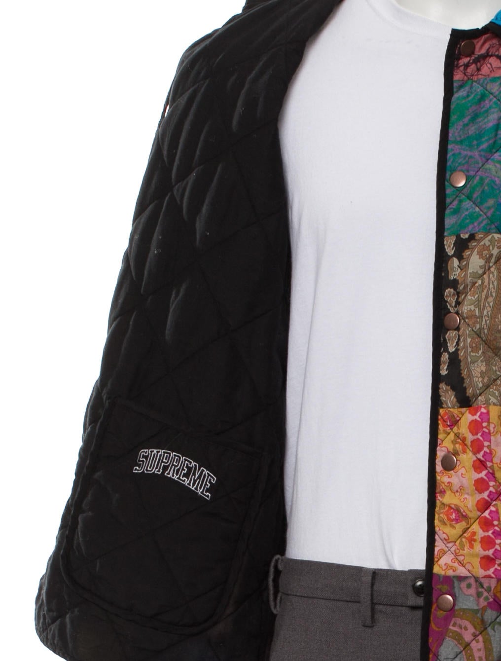 Supreme 2019 Reversible Patchwork Quilted Jacket - Outerwear
