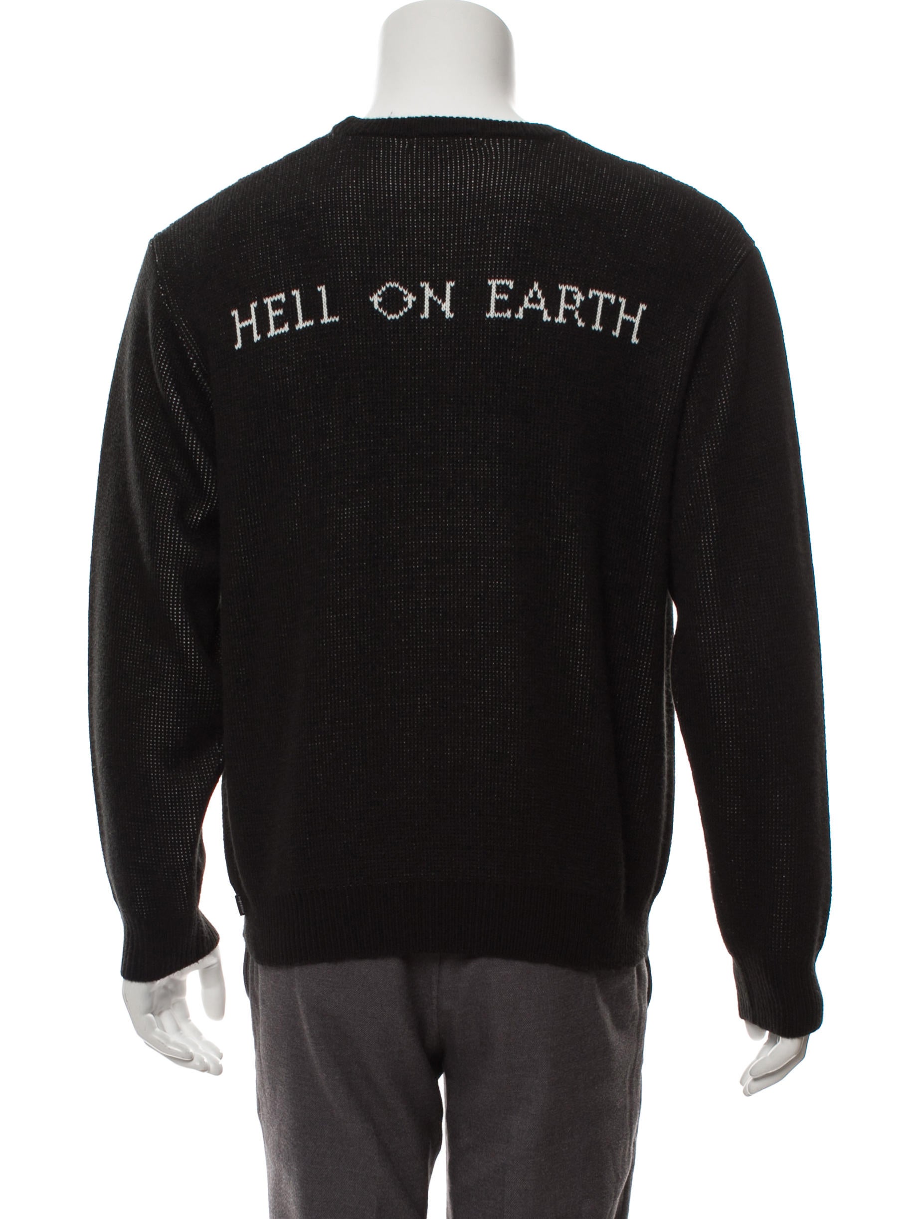 Supreme 2018 Hellraiser Sweater - Black Sweaters, Clothing
