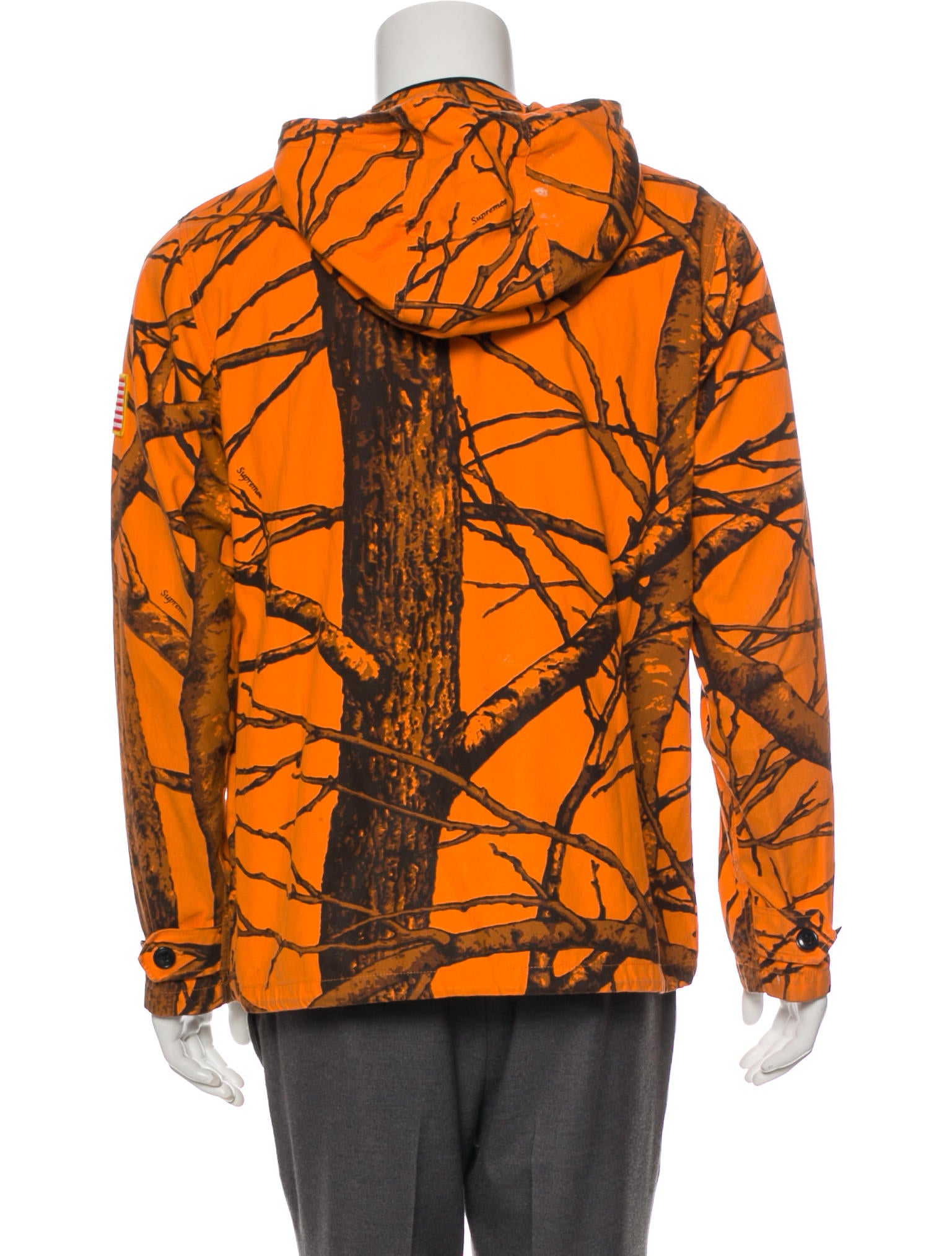 希少サイズL Supreme Field Jacket オレンジ 中古・古着通販】STONE ISLAND (ストーンアイランド) SUPREME