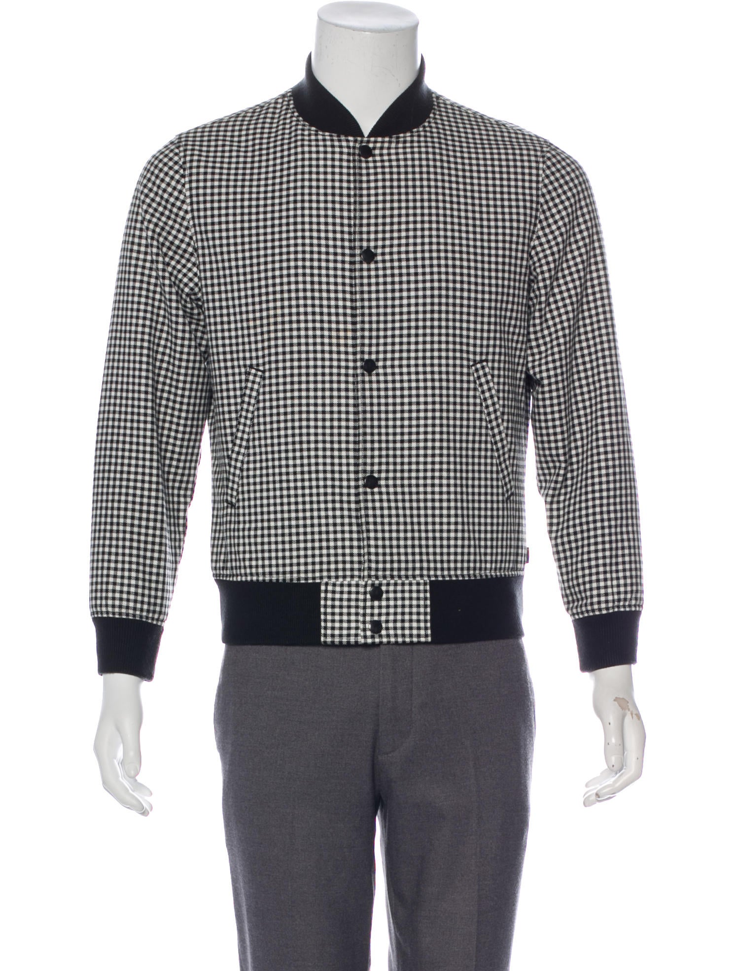 supreme plaid bomber jacket