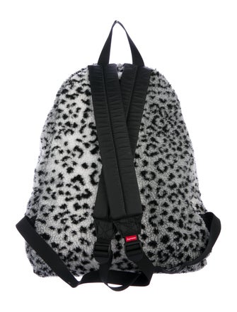 Supreme Leopard Fleece Backpack