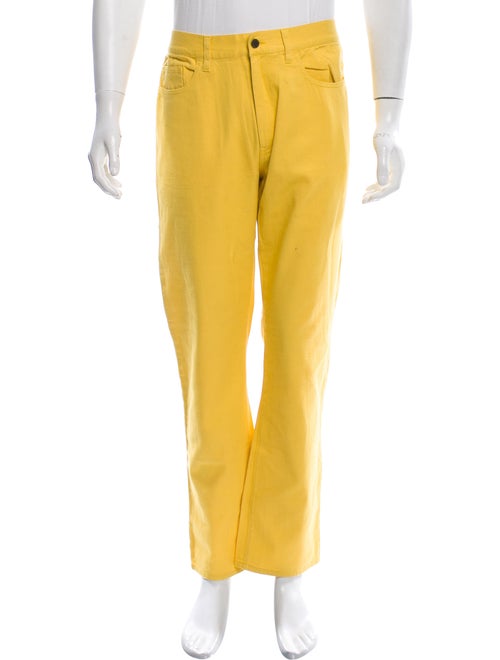 Supreme Straight-Leg Jeans yellow