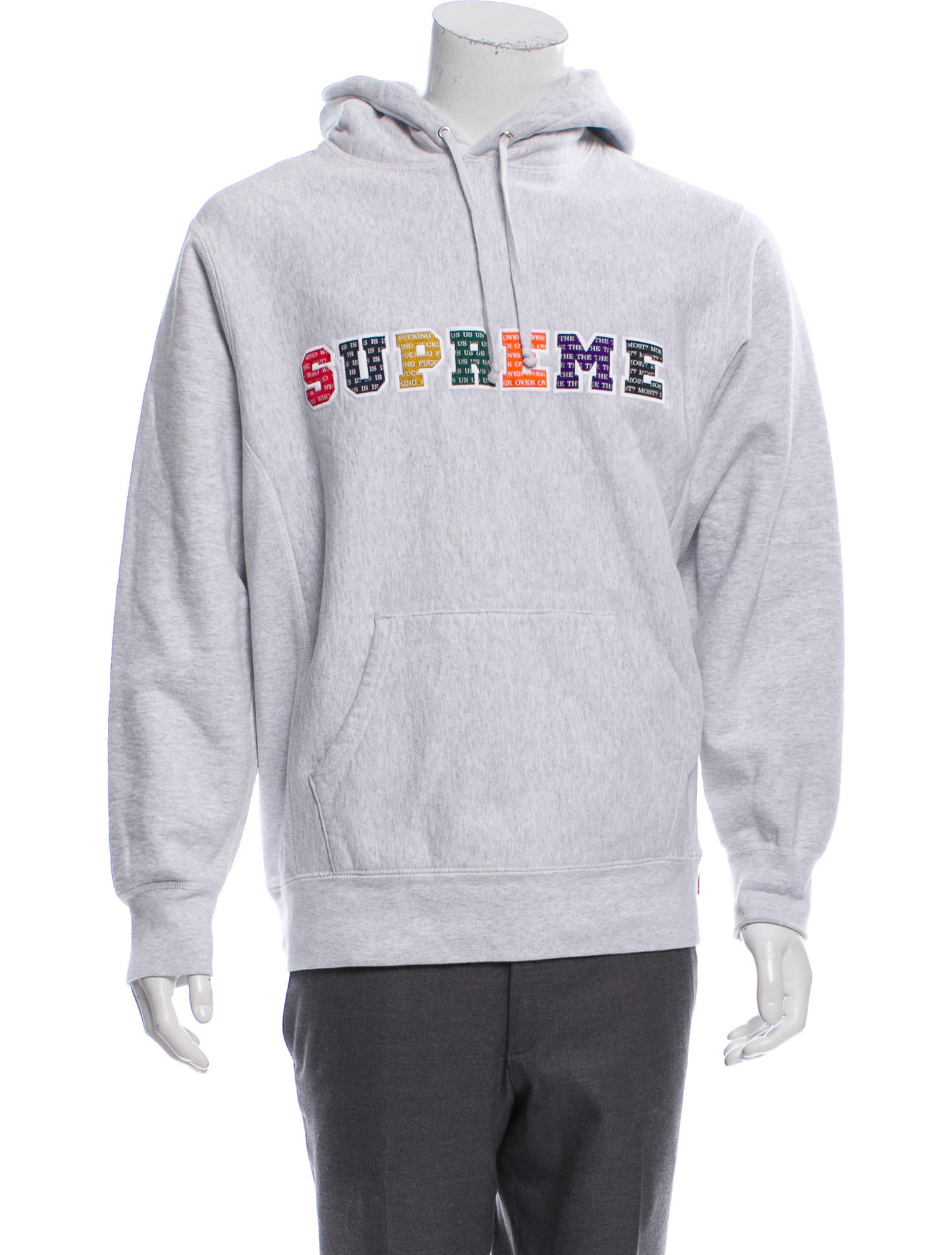 supreme the most hooded sweatshirt