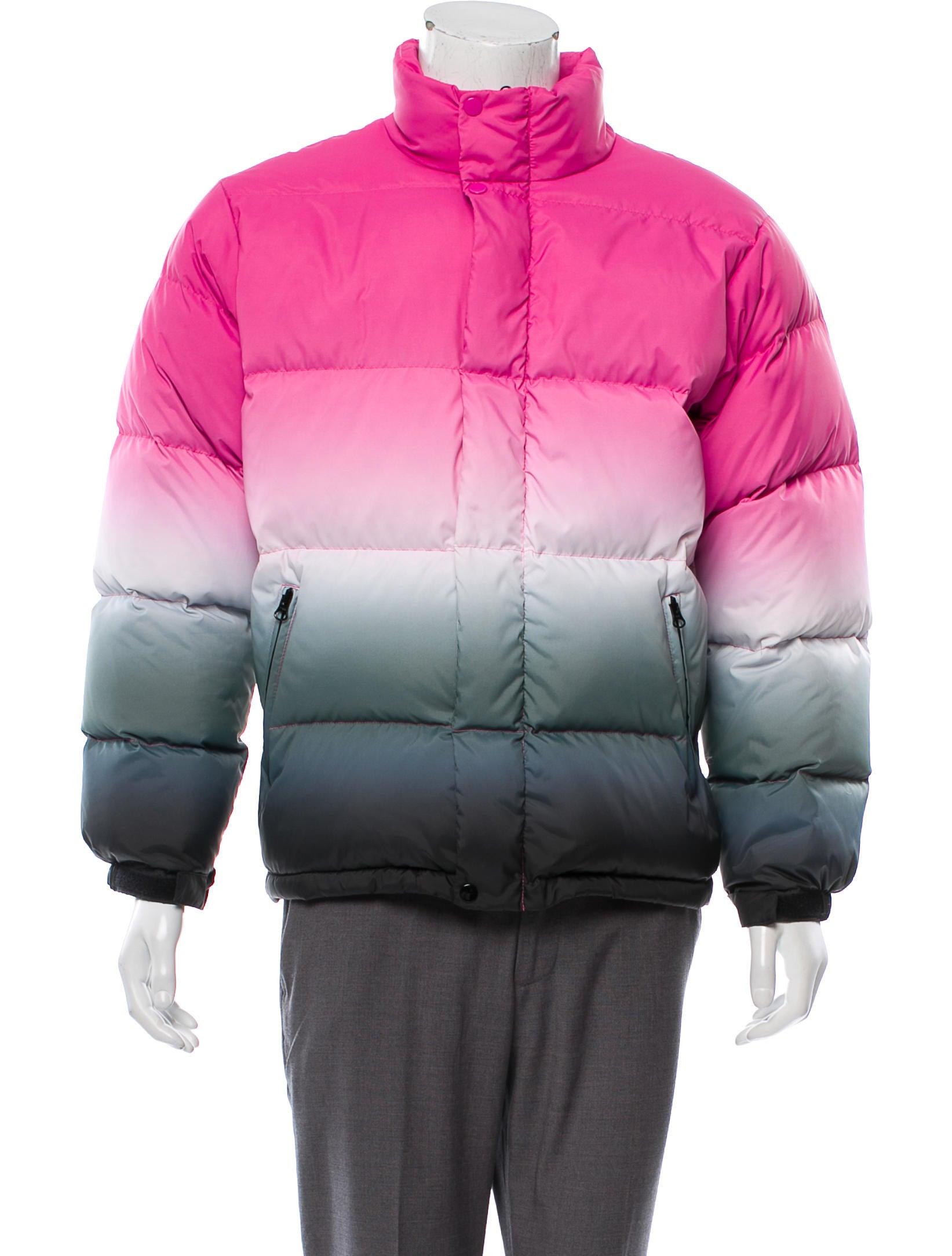 gradient puffy jacket