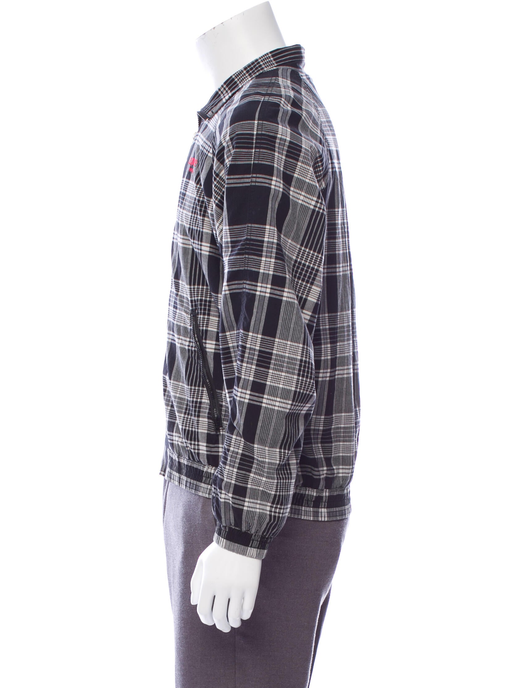 Supreme Plaid Track Jacket 