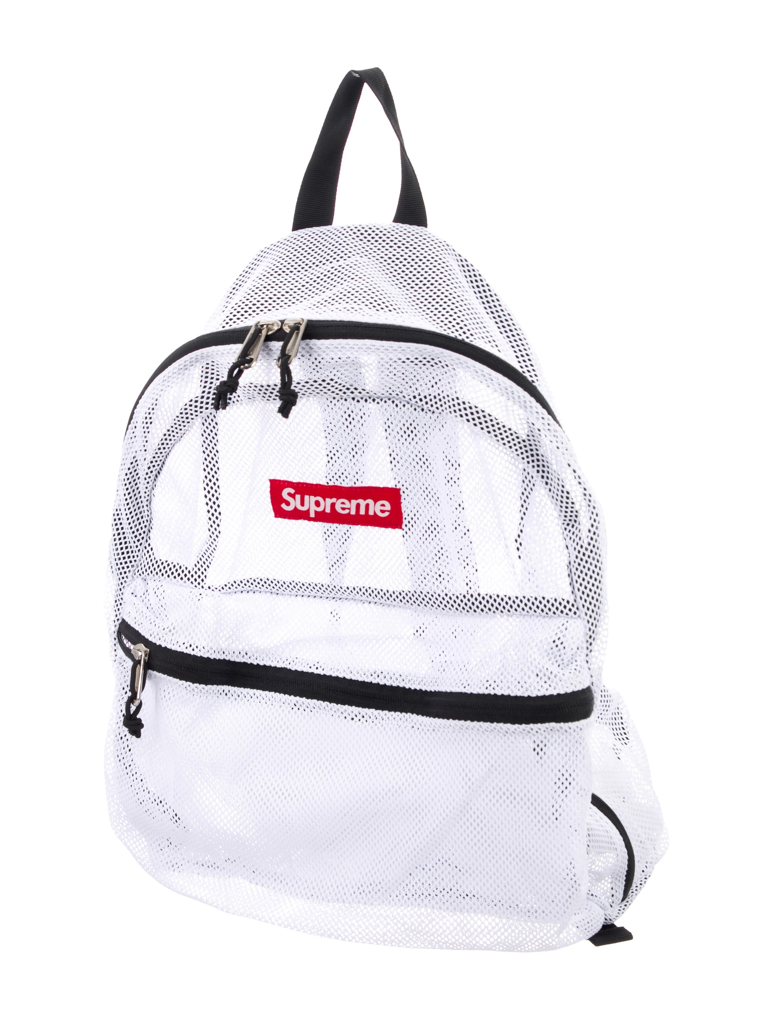 Supreme Mesh Backpack - White Backpacks, Bags - WSPME33374