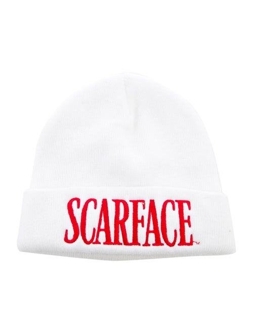 Supreme 2017 Scarface Beanie white