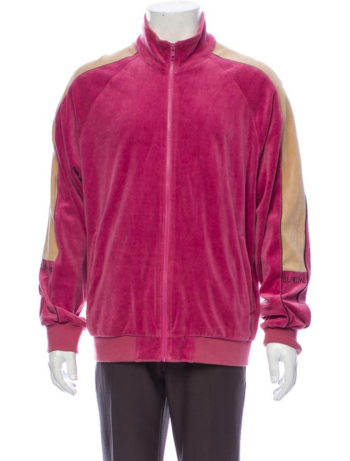 Supreme 2018 Velour Track Sweatshirt w/ Tags Purpl