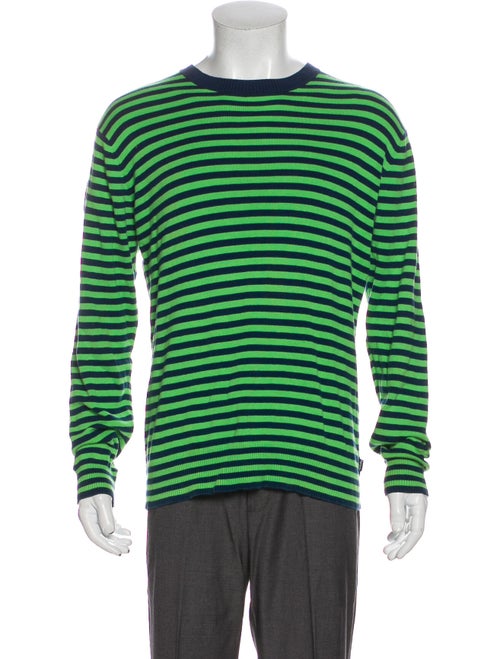 Supreme Knit Striped Pullover Blue