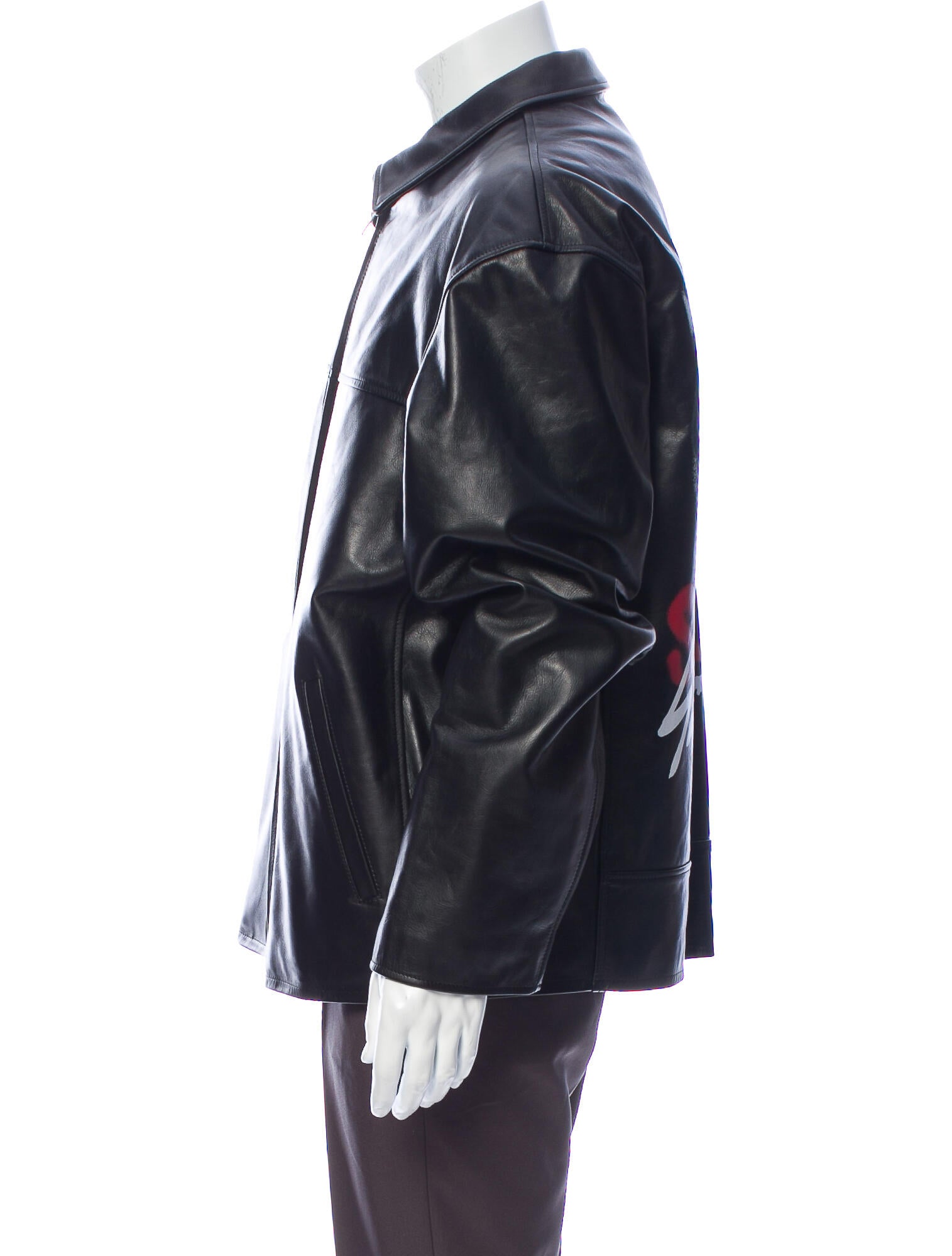 Supreme x Yohji Yamamoto Leather Jacket w/ Tags - Black Outerwear