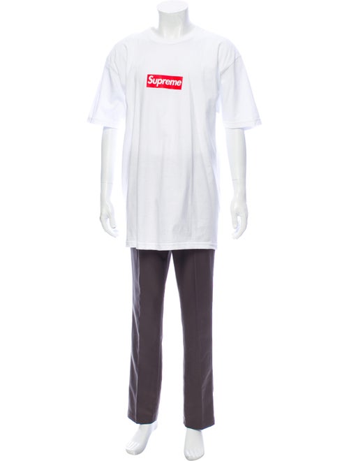 Supreme Printed Crew Neck T-Shirt White