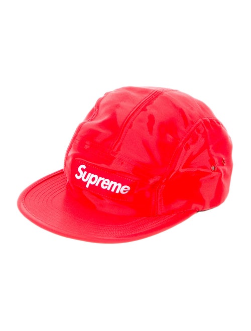 Supreme 2018 Liquid Silk Camp Cap red