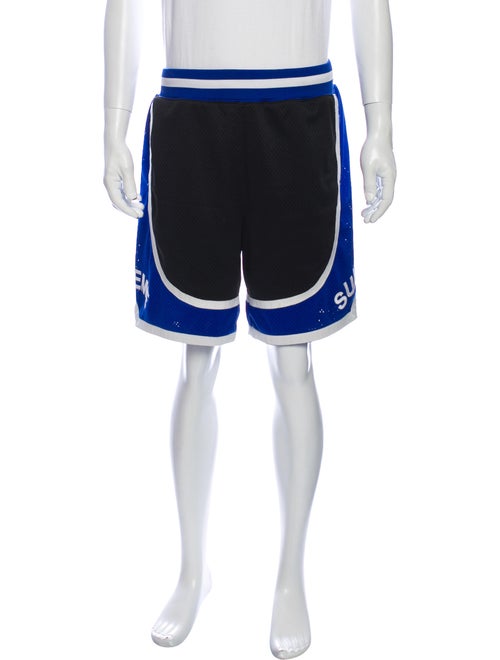 Supreme Printed Jogger Shorts Black