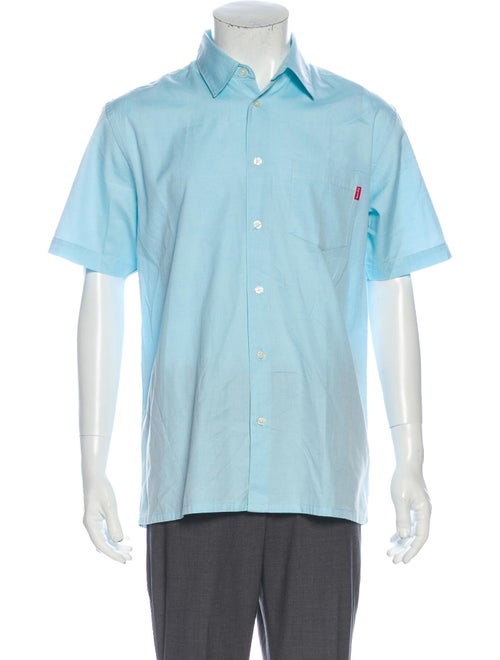 Supreme 2017 Light S/S Oxford Shirt Blue