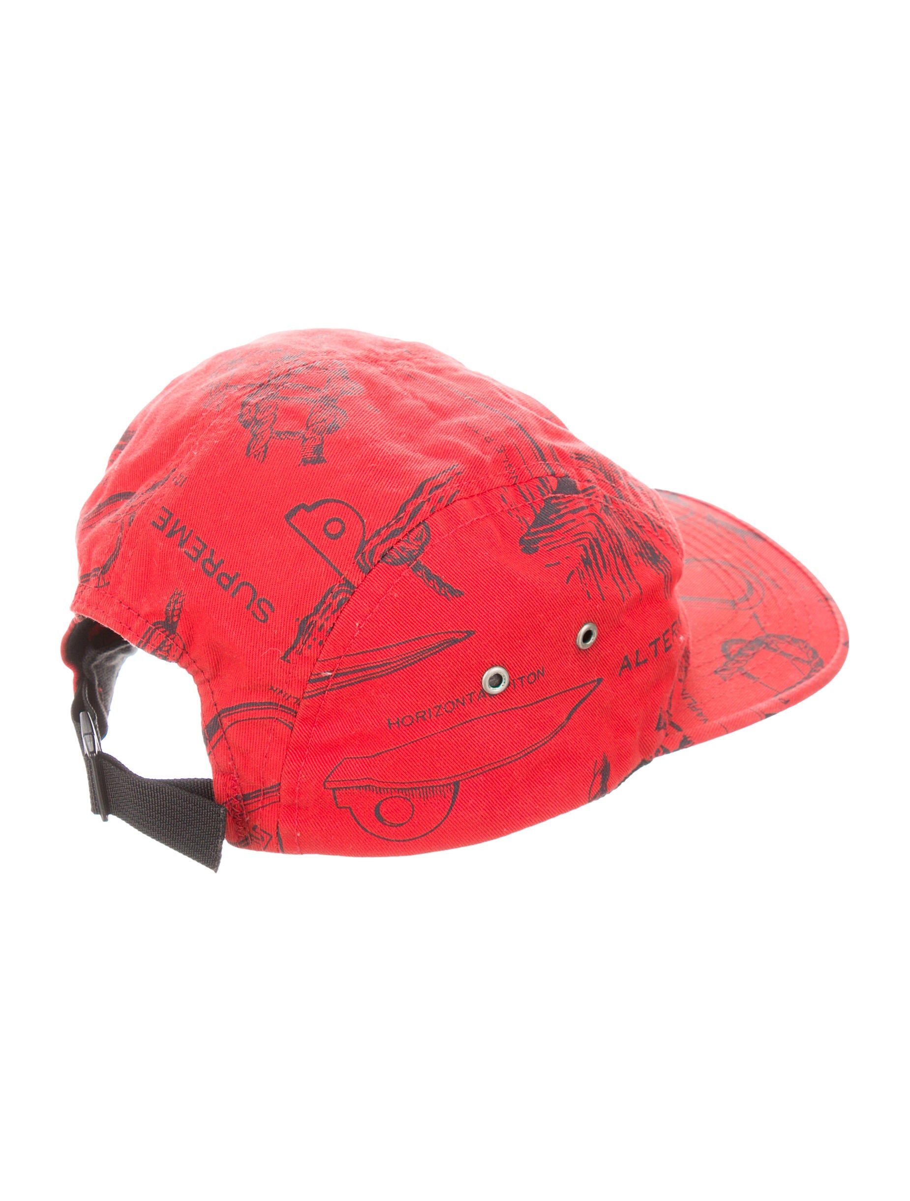 Supreme 2008 Alpine Camp Cap - Red Hats, Accessories