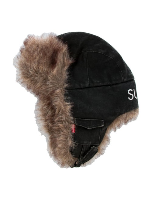 Supreme Denim Trooper Hat black
