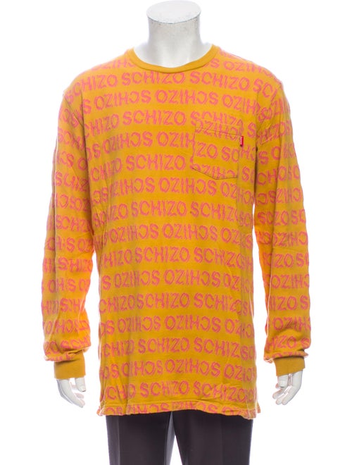 Supreme 2016 Schizo Jacquard Long Sleeve T-Shirt Y