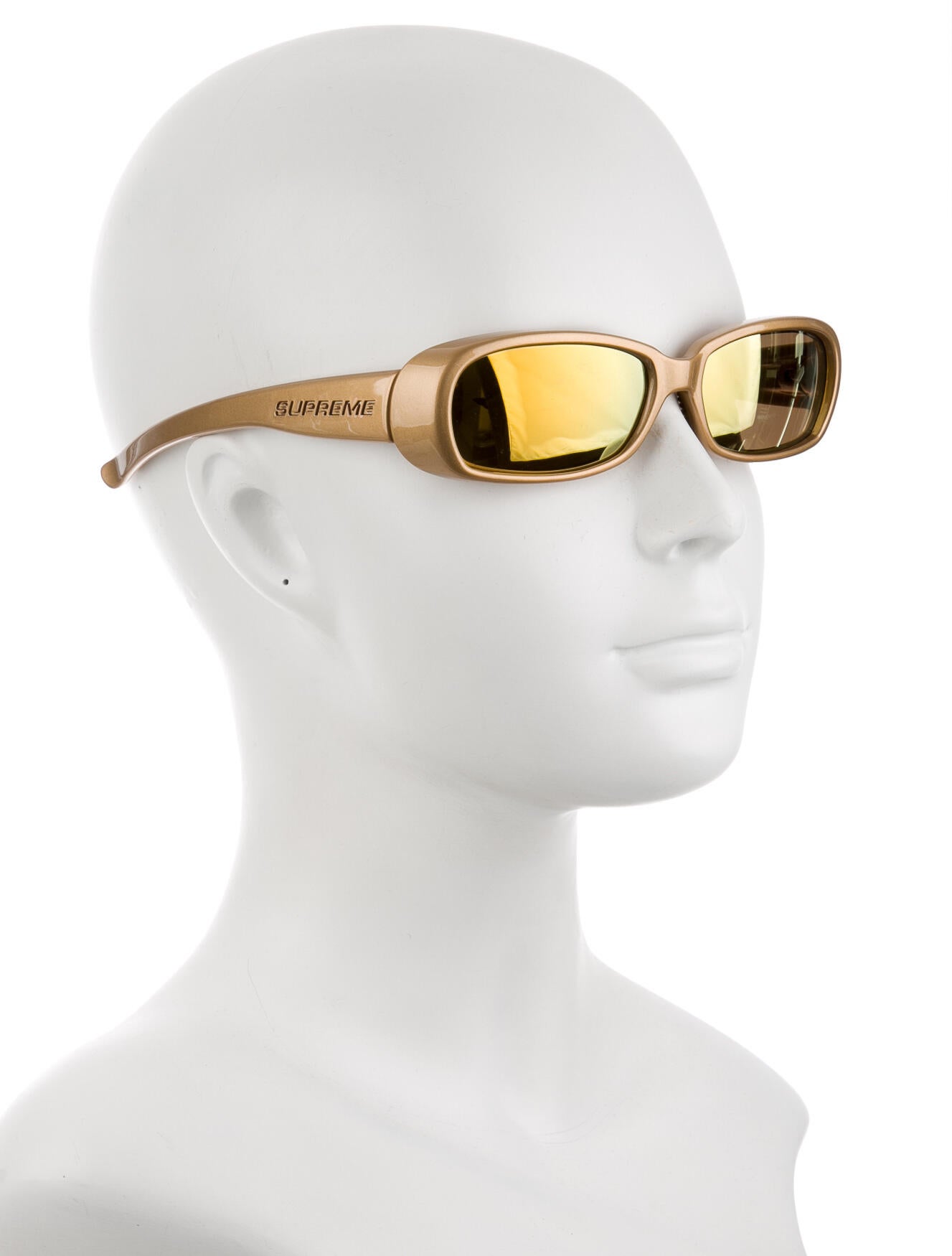 Supreme 2020 Stretch Sunglasses w/ Tags - Gold Sunglasses