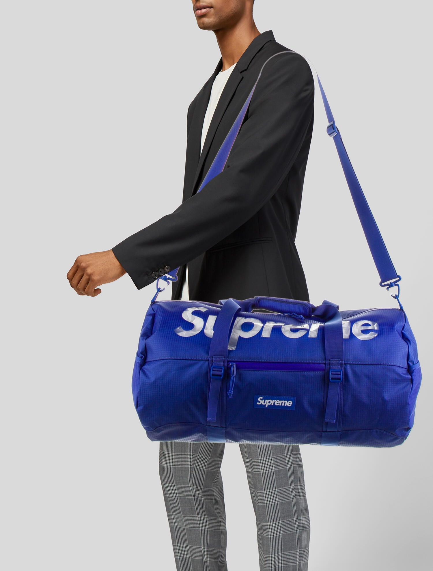 Supreme Nylon Duffle Bag - Blue 