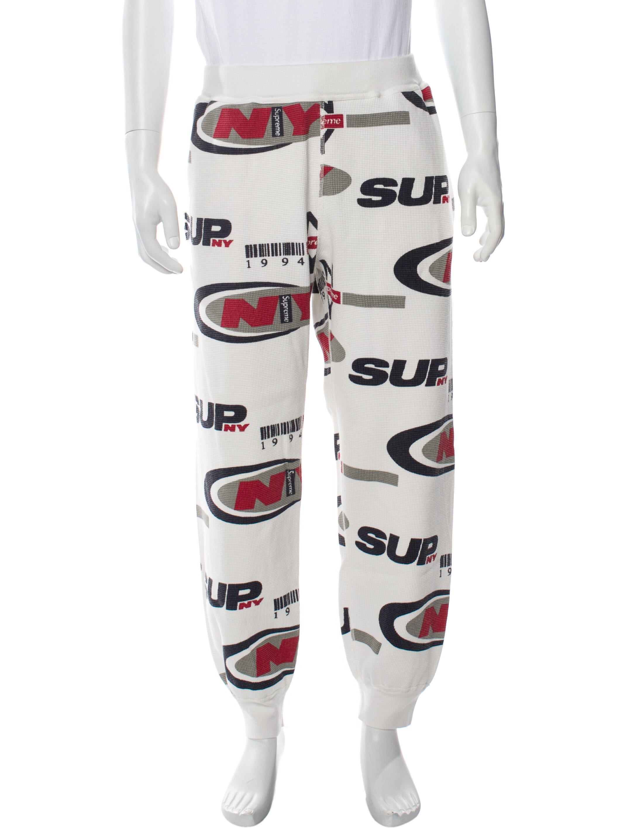 supreme ny waffle thermal pant