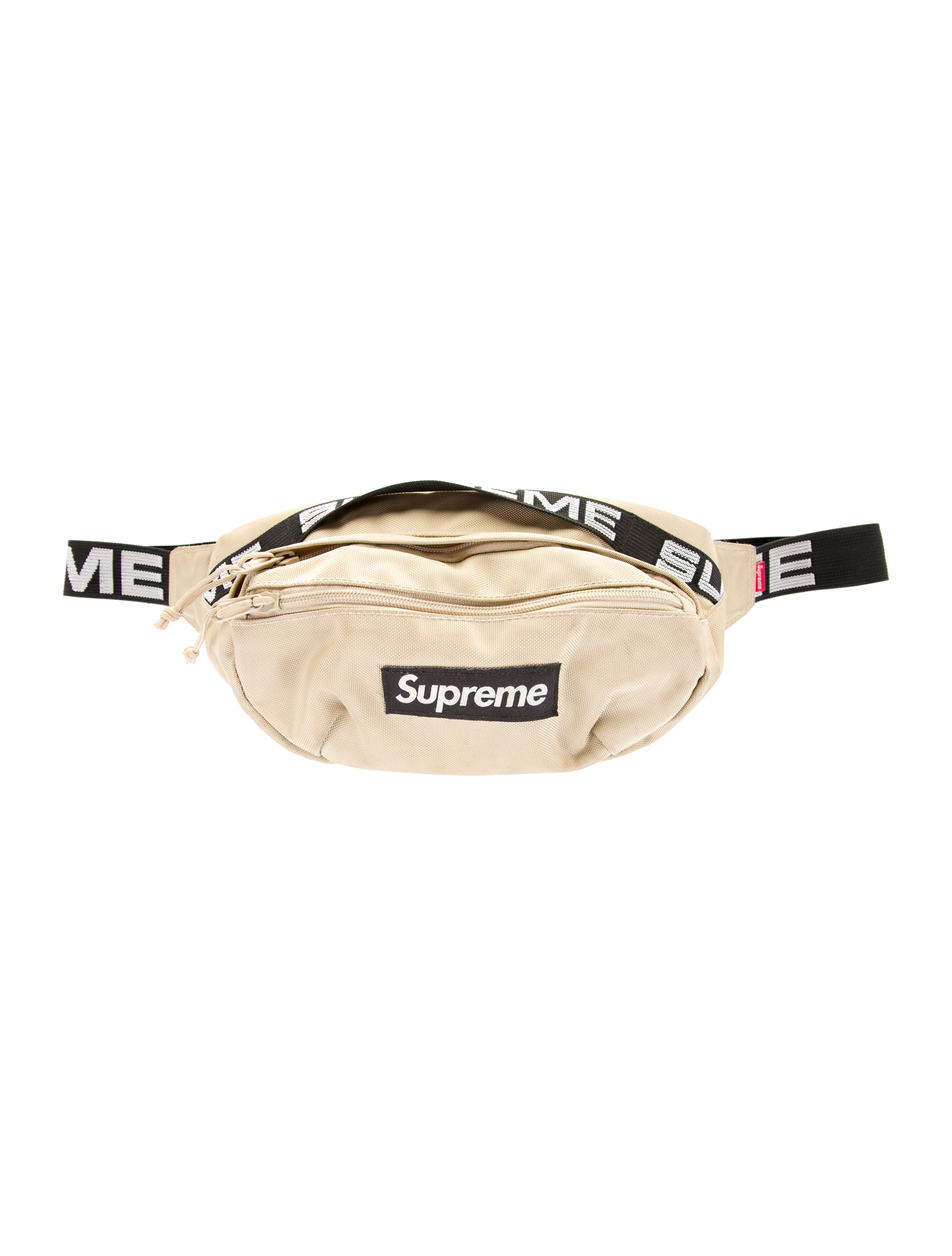 supreme fanny pack beige