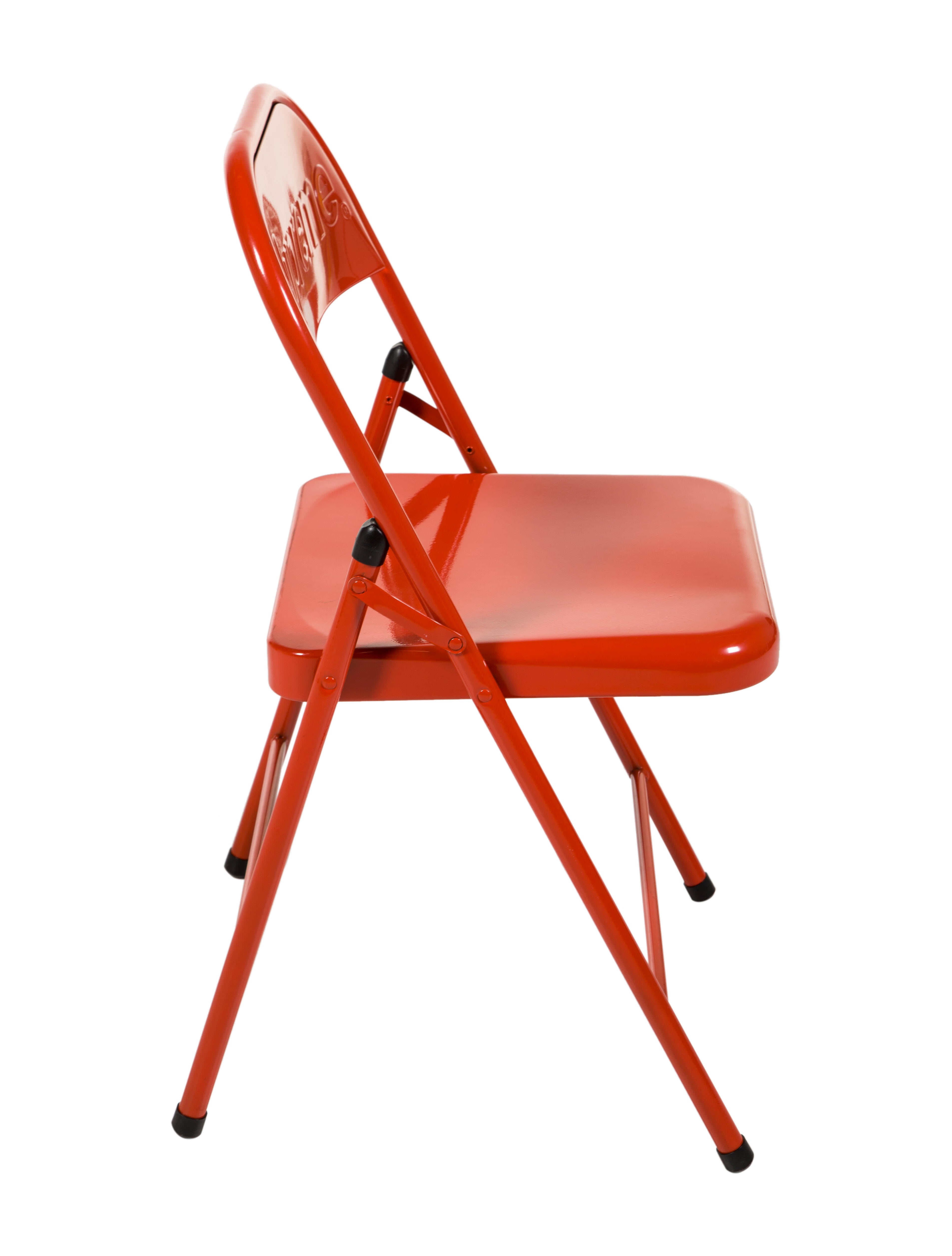 Supreme 2020 Folding Chair - 1 pieces, Red Seating, Furniture