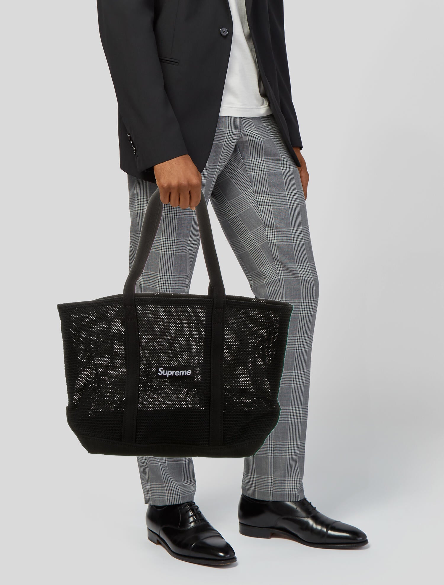 Supreme 2021 String Tote w/ Tags - Black Totes, Bags - WSPME46159