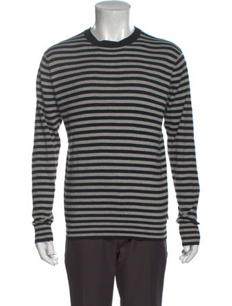 Supreme 2008 Striped Pullover w/ Tags Grey Sweaters, Clothing