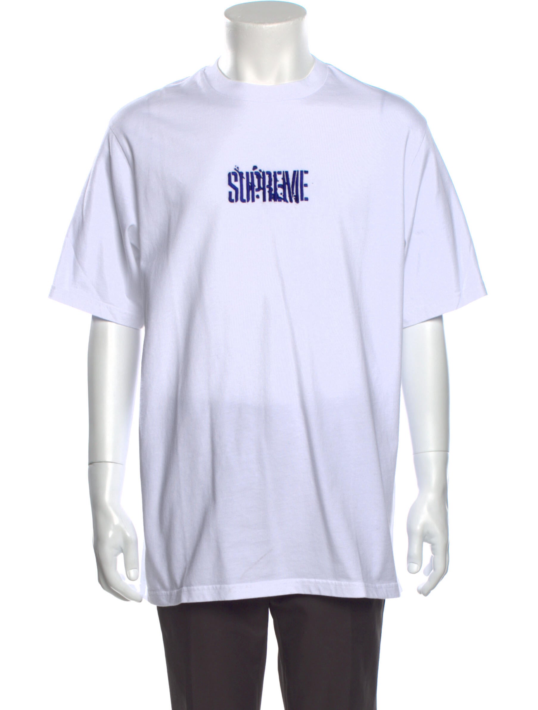Supreme 2021 Splatter S/S T-Shirt - White T-Shirts, Clothing