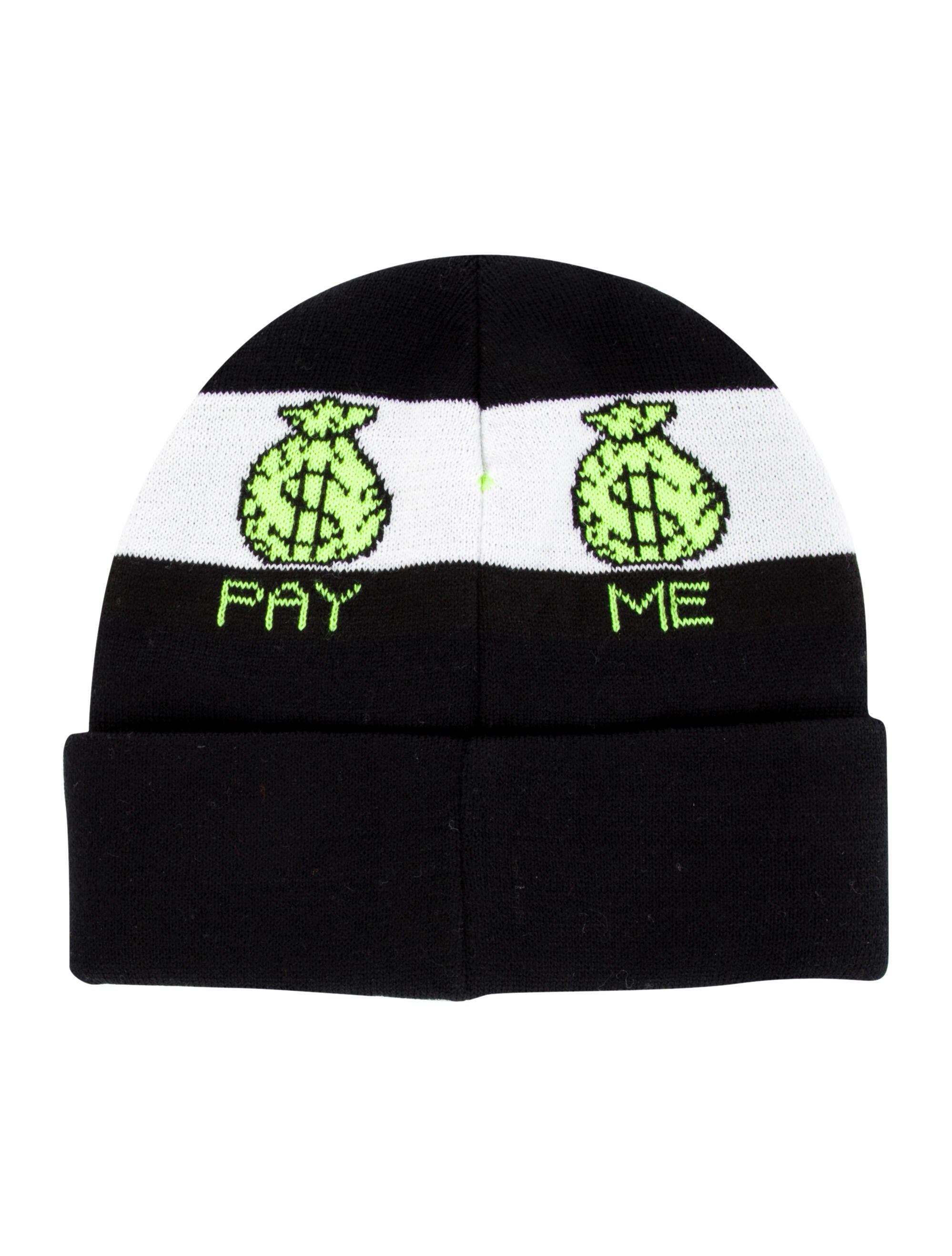 Supreme 2019 Pay Me Beanie - Black Hats 