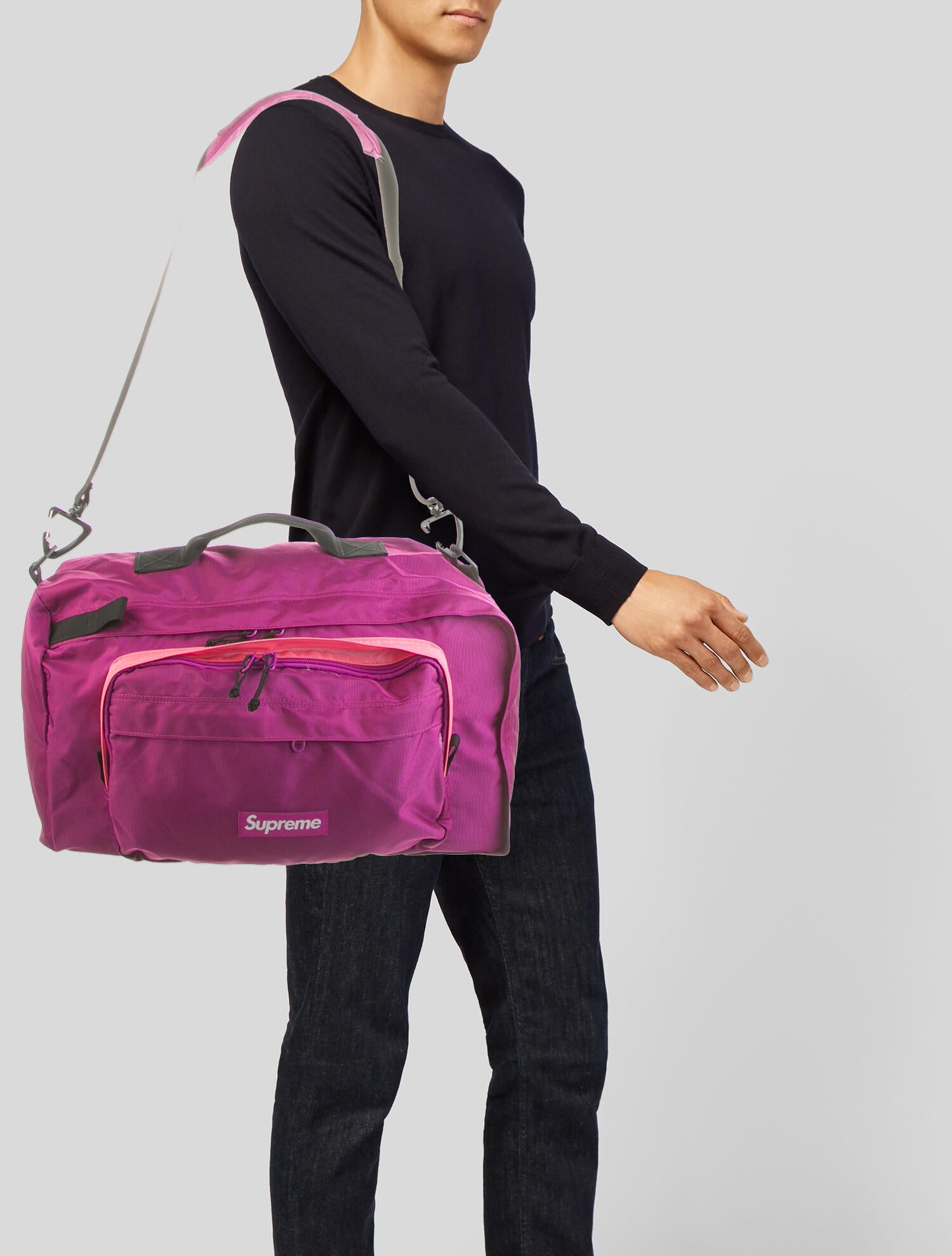 Supreme Duffle Bag - Purple Messenger 