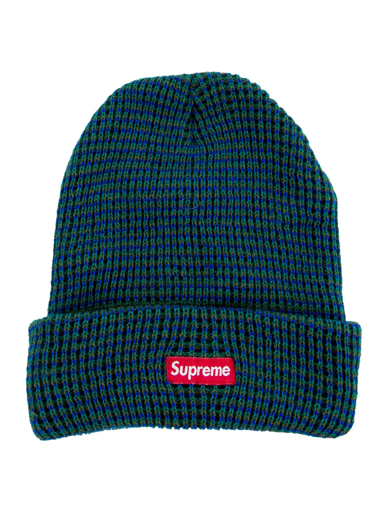 Supreme Loose Gauge Logo Beanie - Blue 