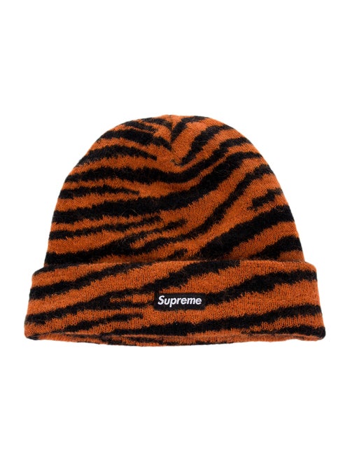 Supreme Mohair Tiger Stripe Beanie