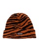 Supreme Mohair Tiger Stripe Beanie