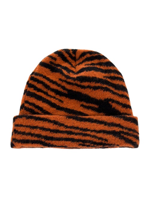 Supreme Mohair Tiger Stripe Beanie
