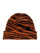Supreme Mohair Tiger Stripe Beanie