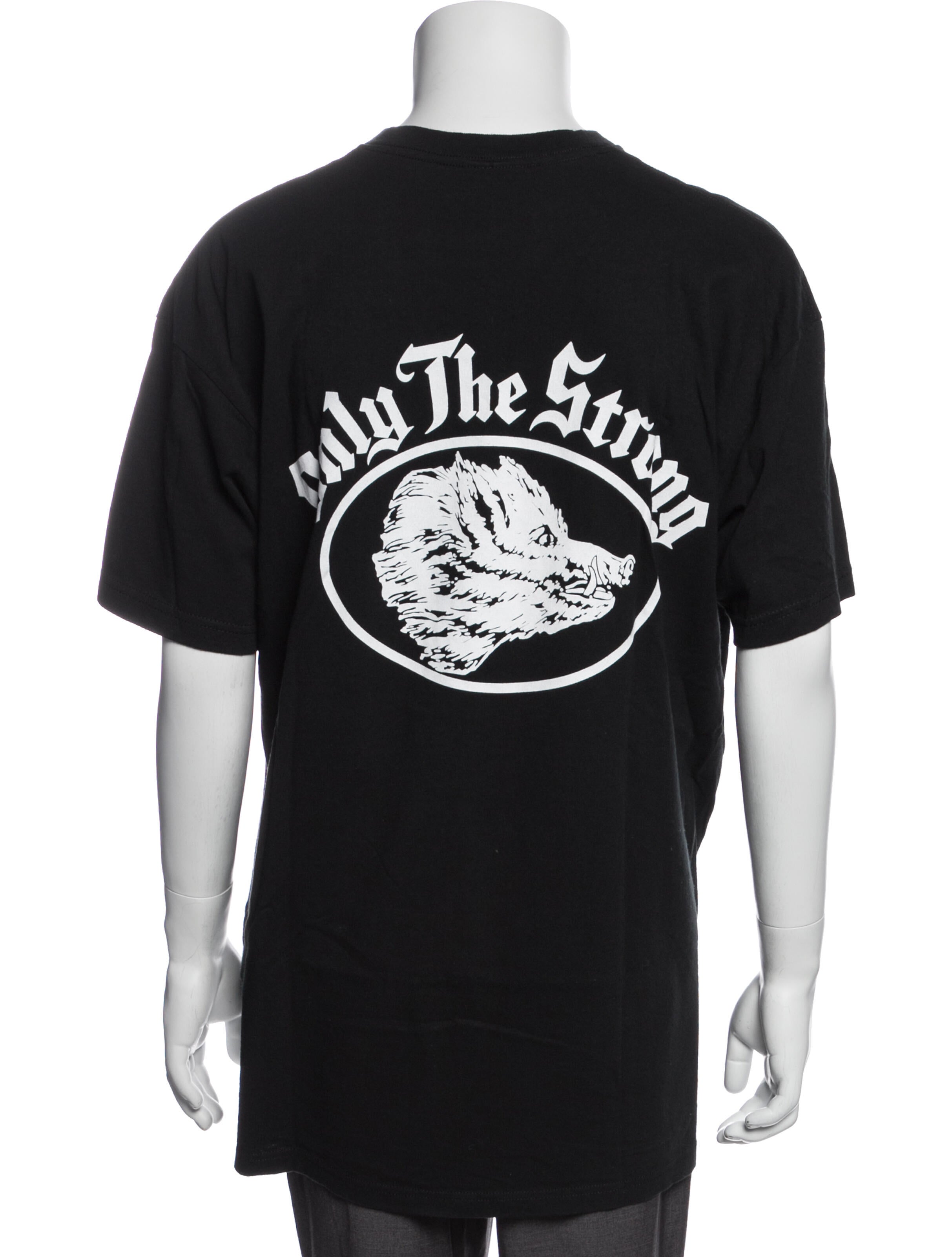 Supreme 2008 Boar's Head Only The Strong T-Shirt - Black T-Shirts