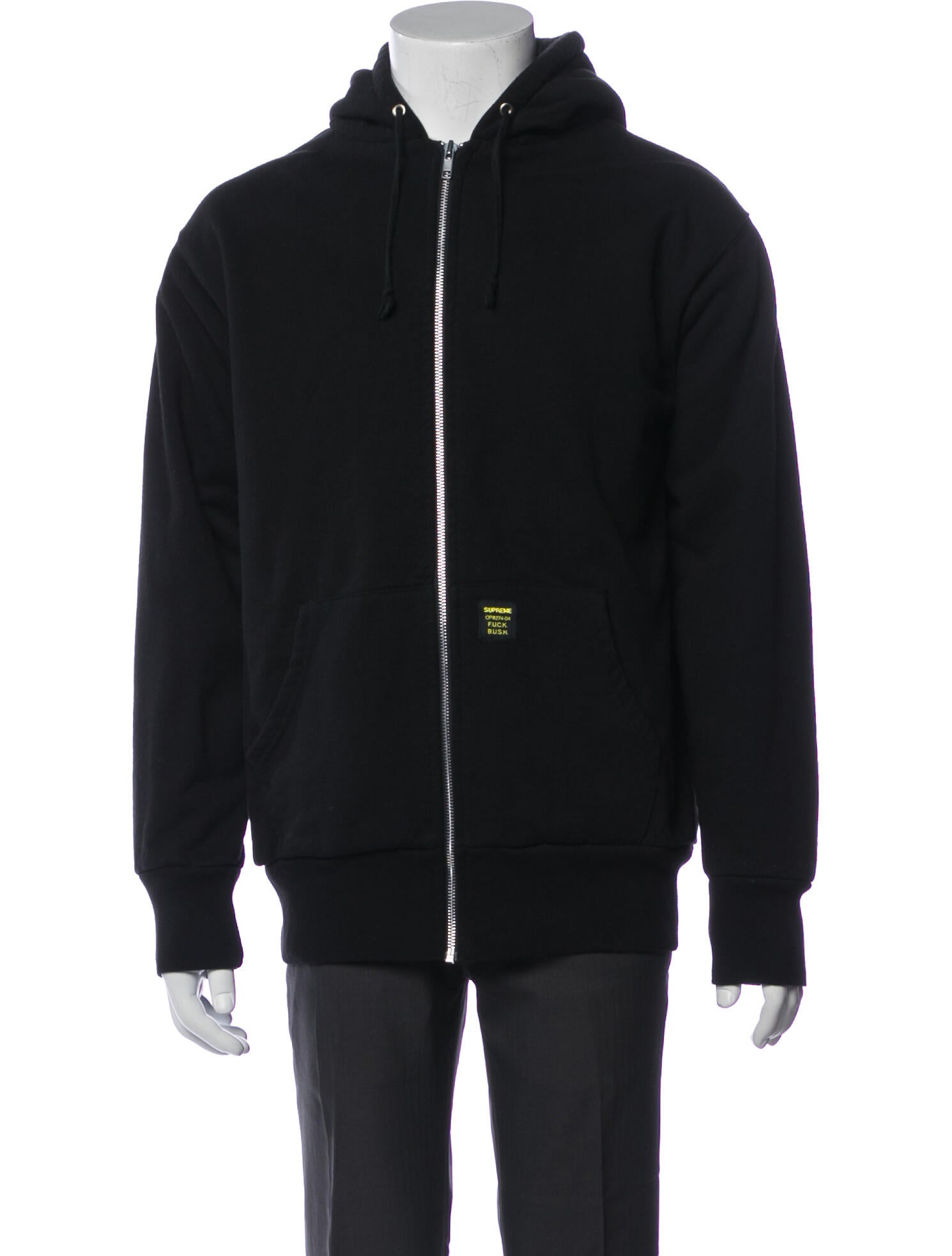 トップス supreme 2004 fuck bush zipup hoodie supreme 2004 fuck bush zipup hoodie