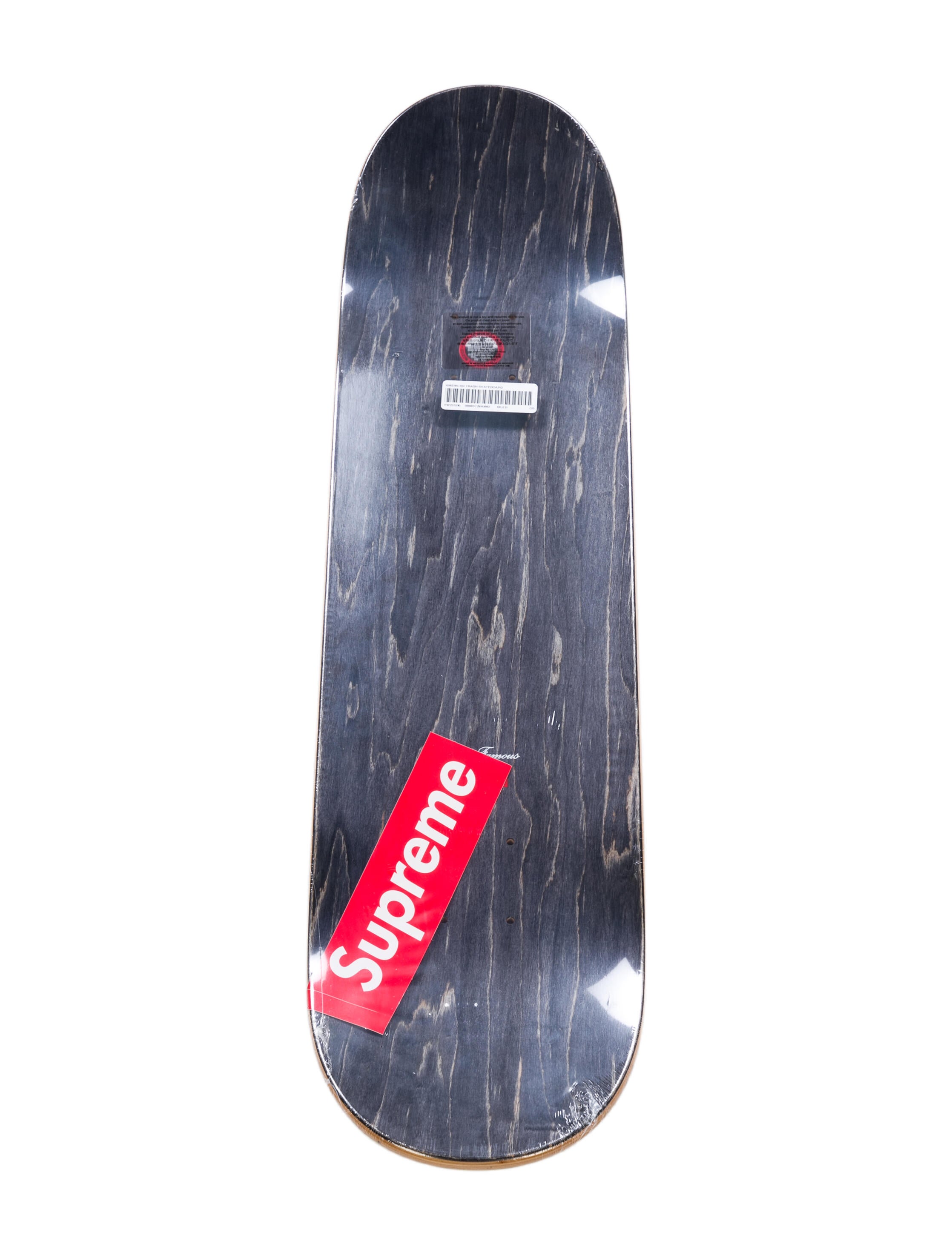 Supreme Trash Skateboard Deck Blue Skate Decks, Collectibles