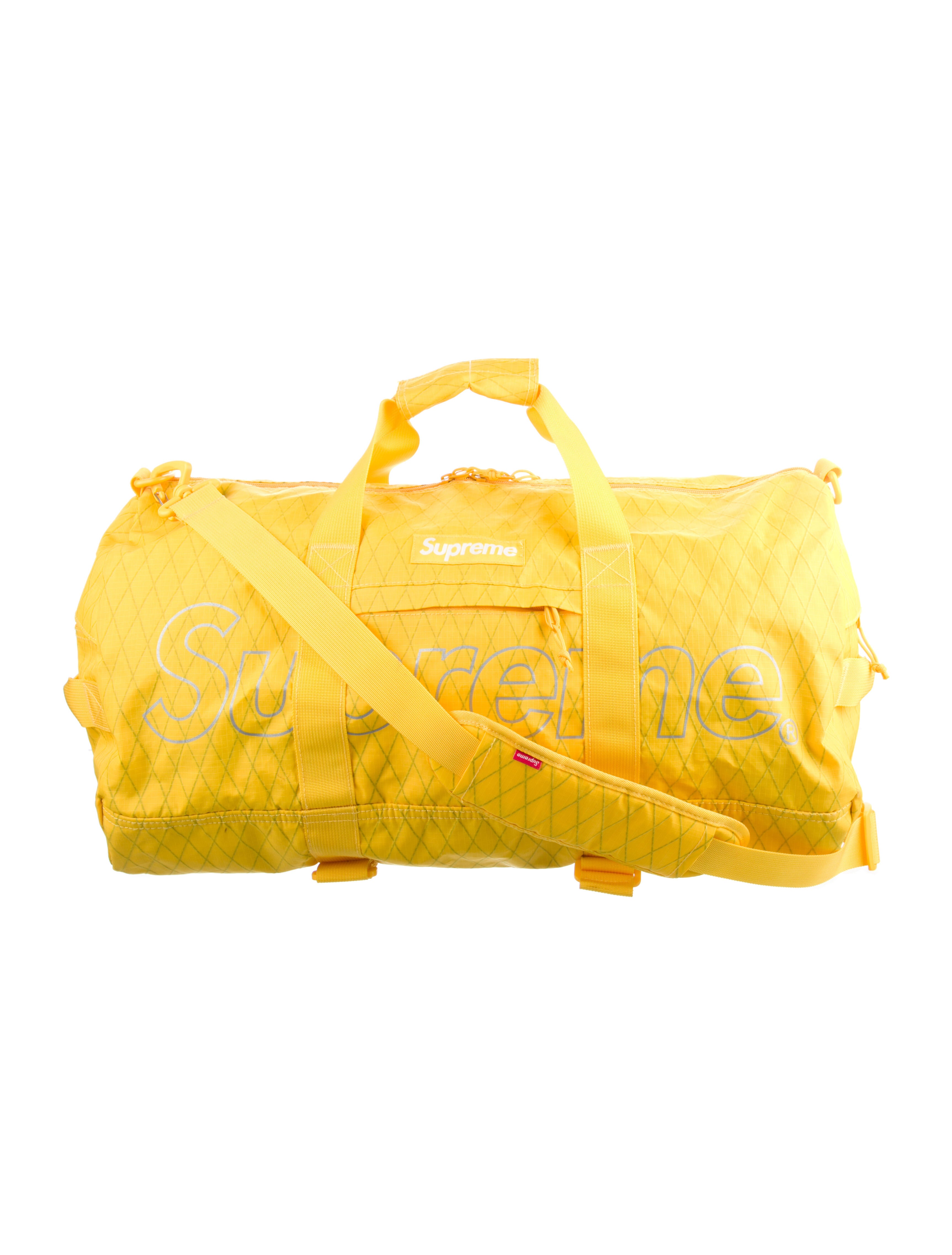 Supreme Nylon Duffle Bag Yellow Weekenders, Bags WSPME57042 The