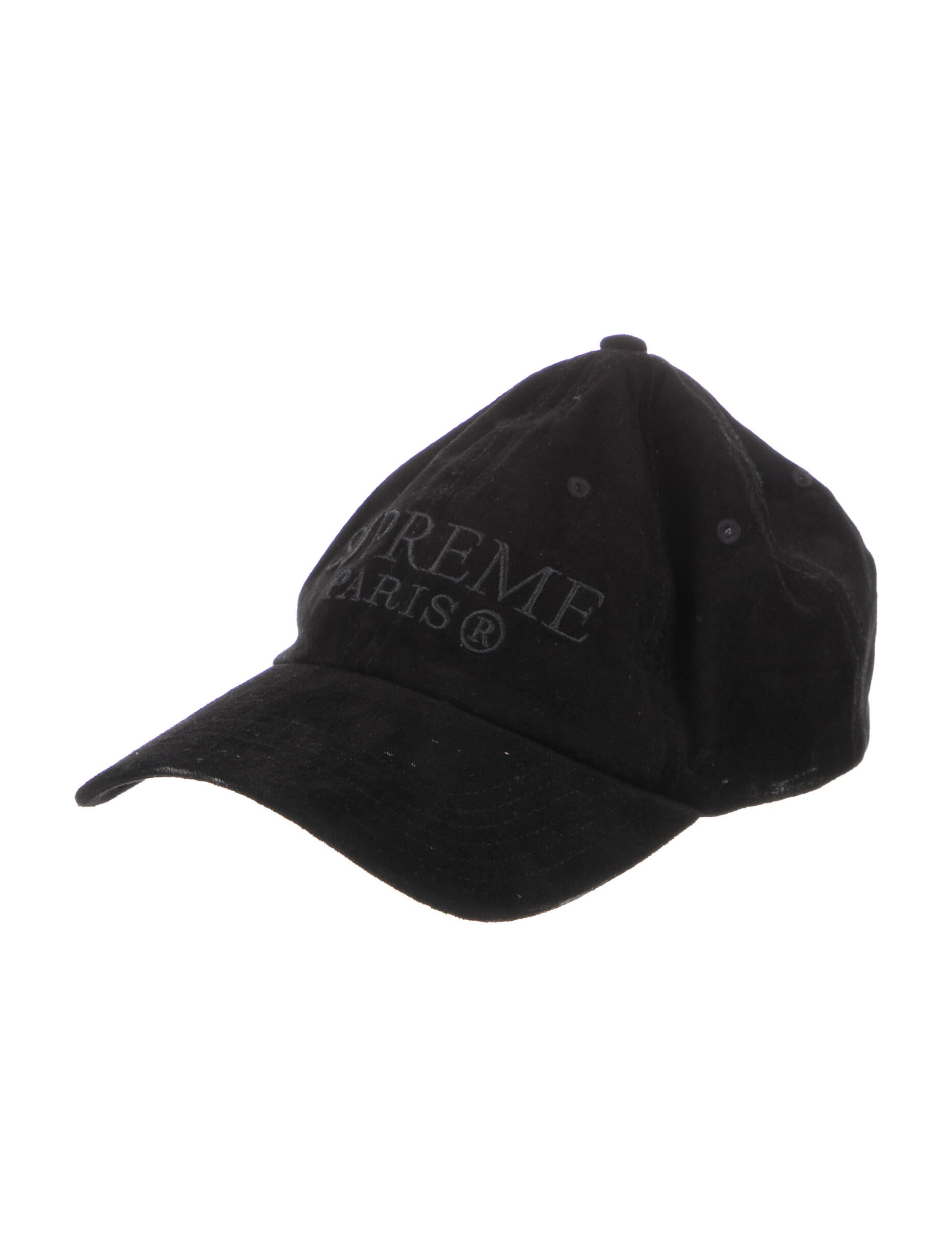 Supreme Suede 6Panel Hat Black Hats, Accessories WSPME57368 The